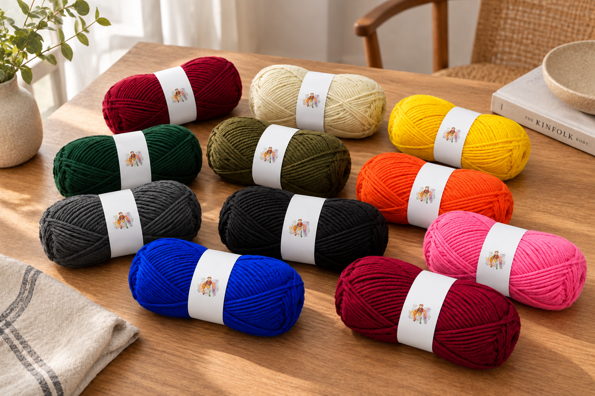 LOTS DE 42 PELOTES DE LAINE