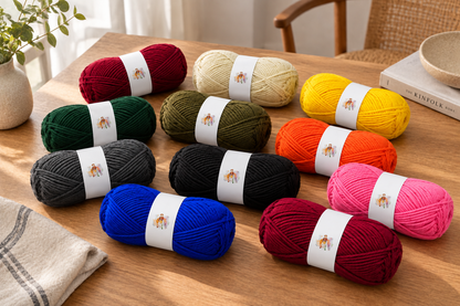 LOTS DE 42 PELOTES DE LAINE
