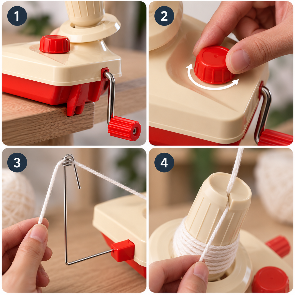 BOBINEUSE MANUELLE POUR TUFTING