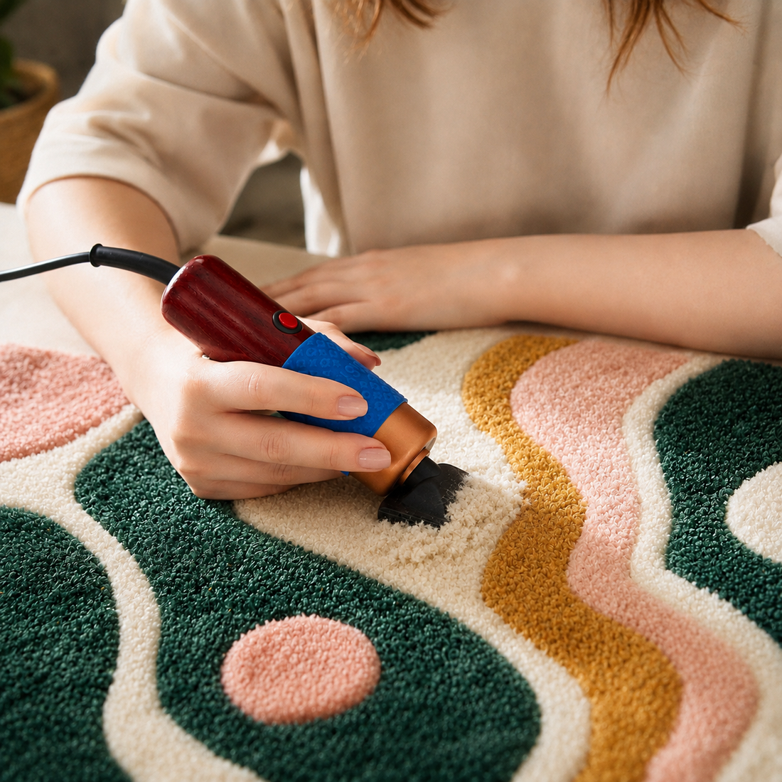 TONDEUSE DE FINITION POUR TUFTING